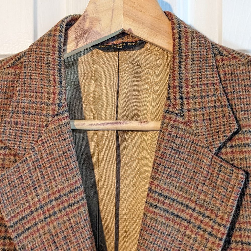 Men's plaid sport jacket (size 42)
